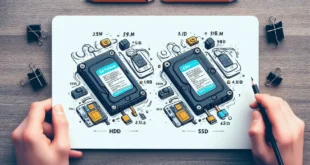 TeknoLova.com - Illustrasi HDD dan SSD